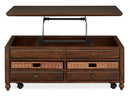 Cottage Lane - Wood Rectangular Lift-top Cocktail Table - Coffee