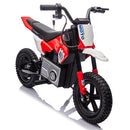 24V Electric Motocross Ride-On Motorcycle for Kids Ages 5-12