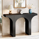 Console Table With Arched Base For Entryway - Black by HouseOfZazla