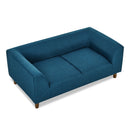 Modern Rectangular Pet Sofa With Backrest And Armrests For Small And Medium Dogs, Soft Cushion by HouseOfZazla