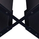 5-Piece Round Dining Table set, 43-Inch Modern Dining Table and 4 Upholstered Chairs for Dining Room, Kitchen Room, Living Room, Easy Assembly