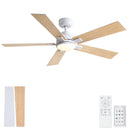 Reversible Motor Integrated LED Dimmable Ceiling Fan With Light