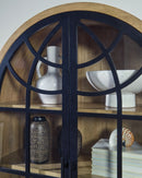 Gwenwich - Accent Cabinet - Natural / Black