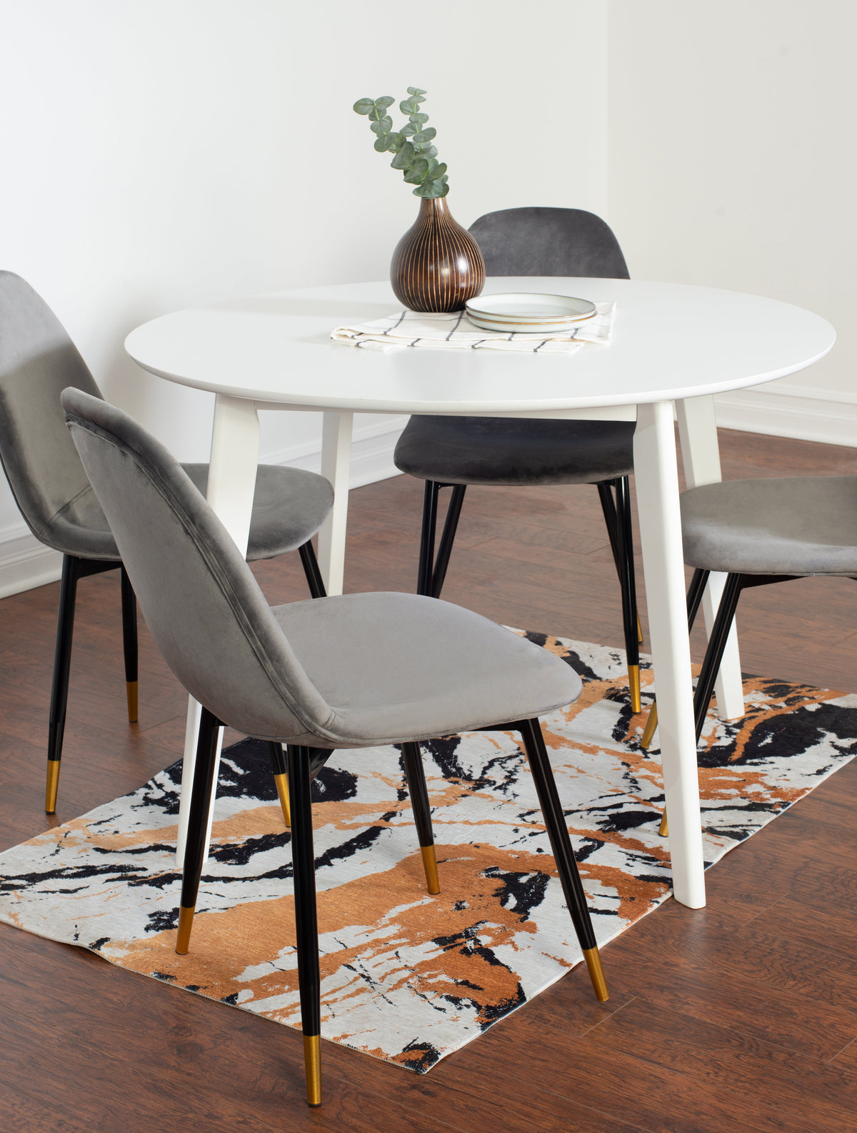 Lassan Contemporary 5-Piece Dining Set, photo 4 of 10