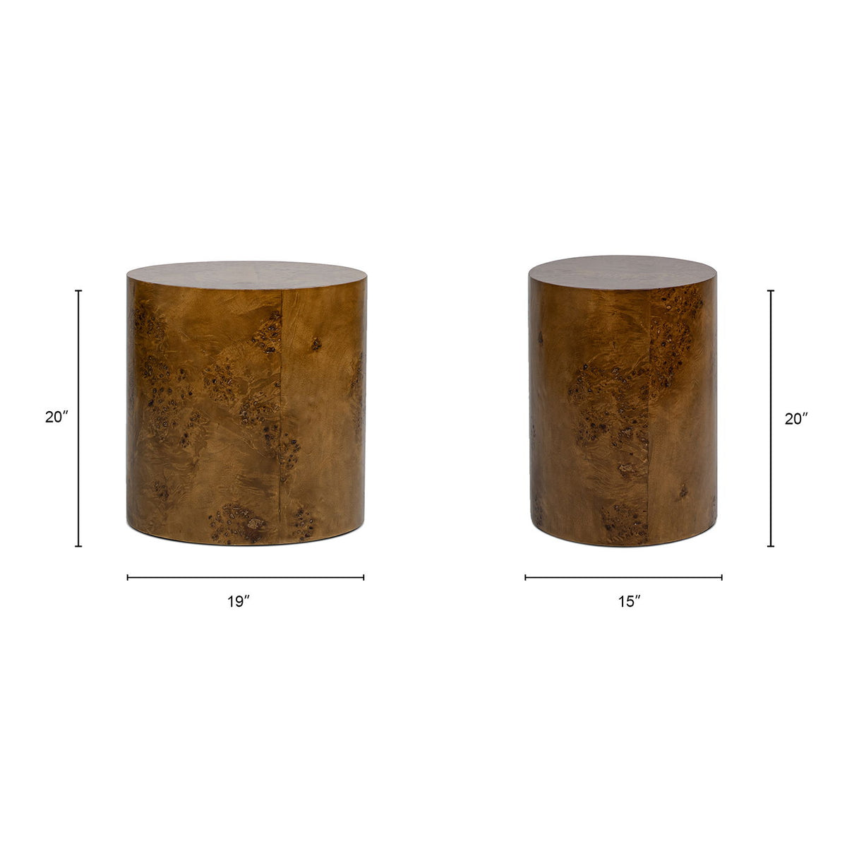 Nebula - Accent Oval Pillar Side Table, photo 18 of 19