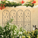 4 Pack Metal Garden Trellis