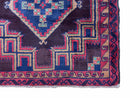 2'11" X 4'6" Vintage Handmade Tribal Wool Rug Balouchi Rug Afghan Rug Geometric