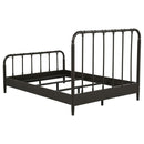 Rocco All Wood Water Pipe Open Frame Full Bed Dark Bronze