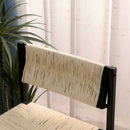 Bar Stools Paper Rope Weave Dining Chairs With Back Hand Weave Stools For Kichen Island, Bar & Counter (Set of 2) by HouseOfZazla