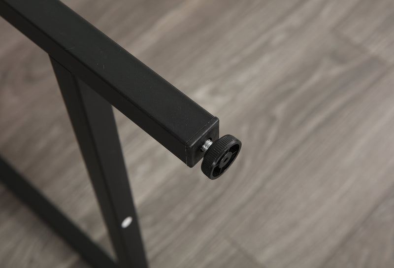 55-inch oversized light gray wood grain, best-selling home office computer desk, study writing desk with two-layer bookshelf