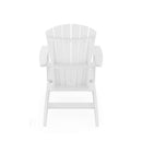 Adirondack Chair Sturdy HDPE Poly Lumber For Poolside, Patio, And Garden Relaxation