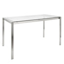 Fuji Foster - Contemporary Dining Set l, Glass 5 Piece by HouseOfZazla