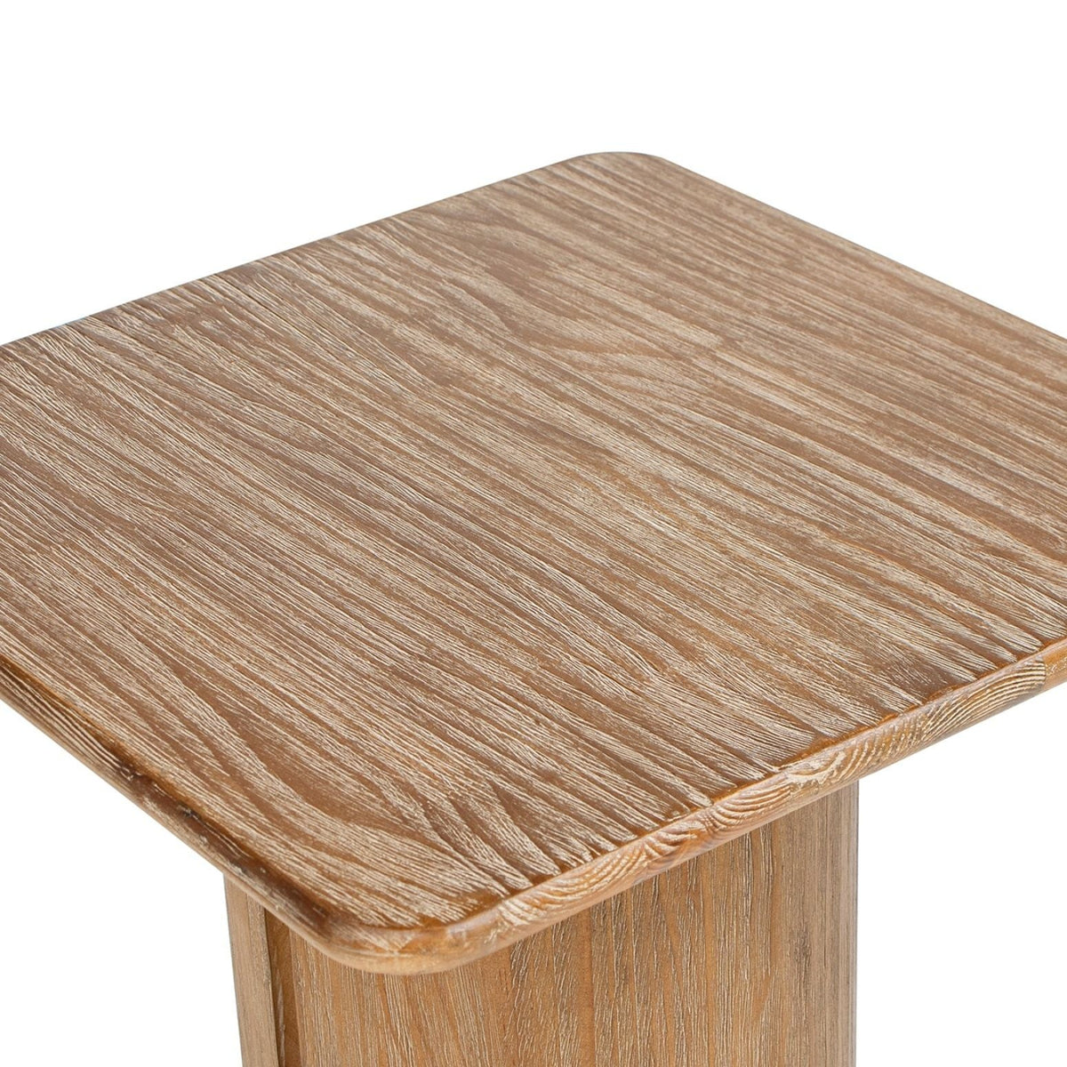 Sonoma - Square Pedestal Side Table - Antique Brown, photo 11 of 13