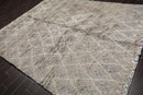 8’2" x 10’4" Hand Knotted 100% Wool Plus Pile Moroccan Area Rug Gray