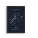GobekUsa F1 Circuit Canvas Painting - Motorsport Wall Art