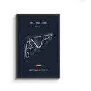 GobekUsa F1 Circuit Canvas Painting - Motorsport Wall Art