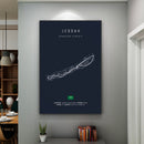 GobekUsa F1 Circuit Canvas Painting - Motorsport Wall Art