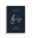 GobekUsa F1 Circuit Canvas Painting - Motorsport Wall Art