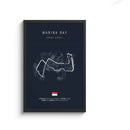 GobekUsa F1 Circuit Canvas Painting - Motorsport Wall Art