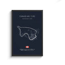 GobekUsa F1 Circuit Canvas Painting - Motorsport Wall Art