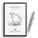 GobekUsa F1 Circuit Canvas Painting - Motorsport Wall Art