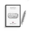 GobekUsa F1 Circuit Canvas Painting - Motorsport Wall Art