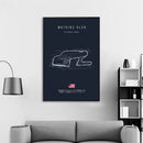 GobekUsa F1 Circuit Canvas Painting - Motorsport Wall Art