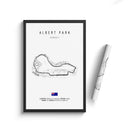 GobekUsa F1 Circuit Canvas Painting - Motorsport Wall Art