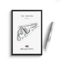 GobekUsa F1 Circuit Canvas Painting - Motorsport Wall Art