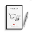 GobekUsa F1 Circuit Canvas Painting - Motorsport Wall Art
