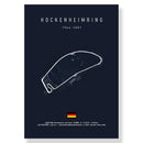 GobekUsa F1 Race Track Canvas Art Print