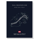GobekUsa F1 Race Track Canvas Wall Art Print