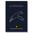 GobekUsa F1 Race Track Circuit Canvas Wall Art
