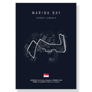 GobekUsa F1 Racing Track Canvas Art Print