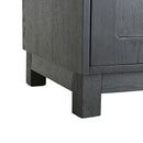 Mid Century Modern Style Tall Display Cabinet With Glass Doors For Collectibles - Black by HouseOfZazla