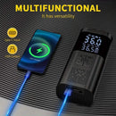 Portable Electric Tire Inflator – 150PSI Air Compressor with Digital Gauge & LED Light
