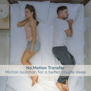 12'' Hybrid Mattress, Cooling Memory Foam & Pocket Springs Medium Firm - White - Queen by HouseOfZazla