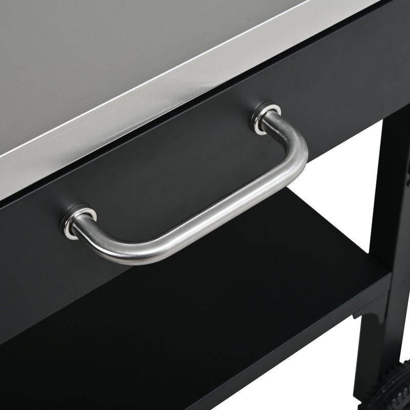 Foldable Outdoor Kitchen Cart With Storage For Patio, photo 35 of 35