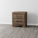 Plinz - 2 Drawer Nightstand - Brown by Unique Piece Furniture