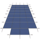 Pool Safety Cover, Fits 18 X 36Ft Rectangular Inground Winter Swimming Pools, High Strength Mesh - Blue