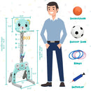 Adjustable Kids 3-in-1 Basketball Hoop Set Stand with Balls by LJGDeals