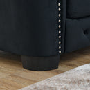 Modern Chesterfield Sofa With Tufted Backrest For Living Room by HouseOfZazla