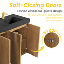 Galan 60F" Knotty Bathroom Vanity