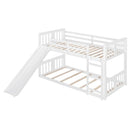 Bunk Bed With Convertible Ladder And Slide by HouseOfZazla