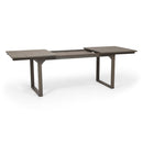 Outdoor Expandable Acacia Wood Dining Table With U-Shaped Leg by HouseOfZazla