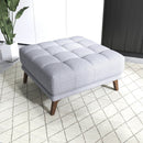 Addison - Square Upholstered Ottoman by HouseOfZazla