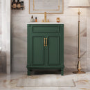 Bathroom Vanity With Top Sink, Cabinet With 2 Soft Closing Doors by Unique Piece Furniture
