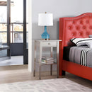 Dalton - Nightstand - Silver Champagne by Unique Piece Furniture