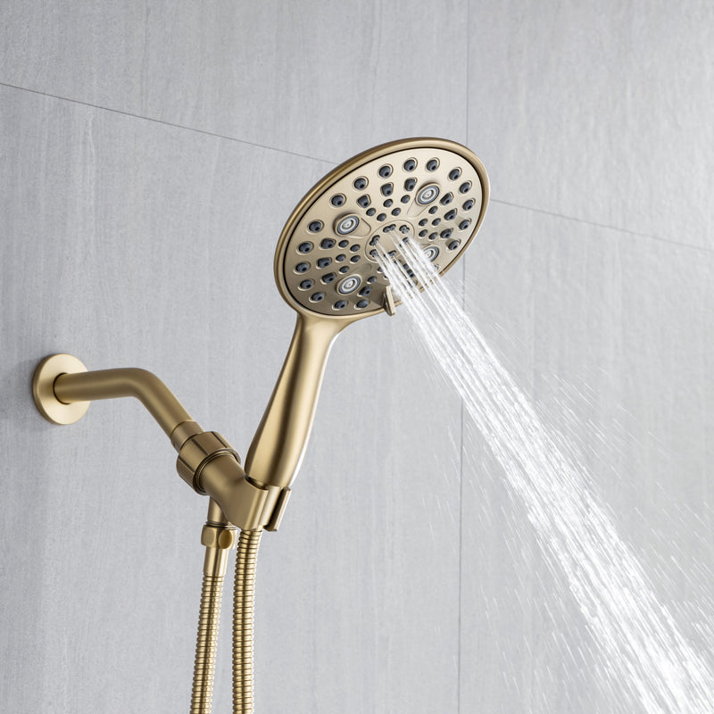 6 In. Detachable Handheld Shower Head Shower Faucet Shower System
