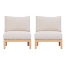 Acacia Wood Patio Furniture Club Chair Set of Two by HouseOfZazla